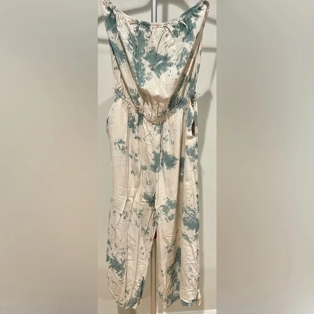 Aakaa woman’s strapless, tie-dye jumpsuit Size S - Picture 2 of 9